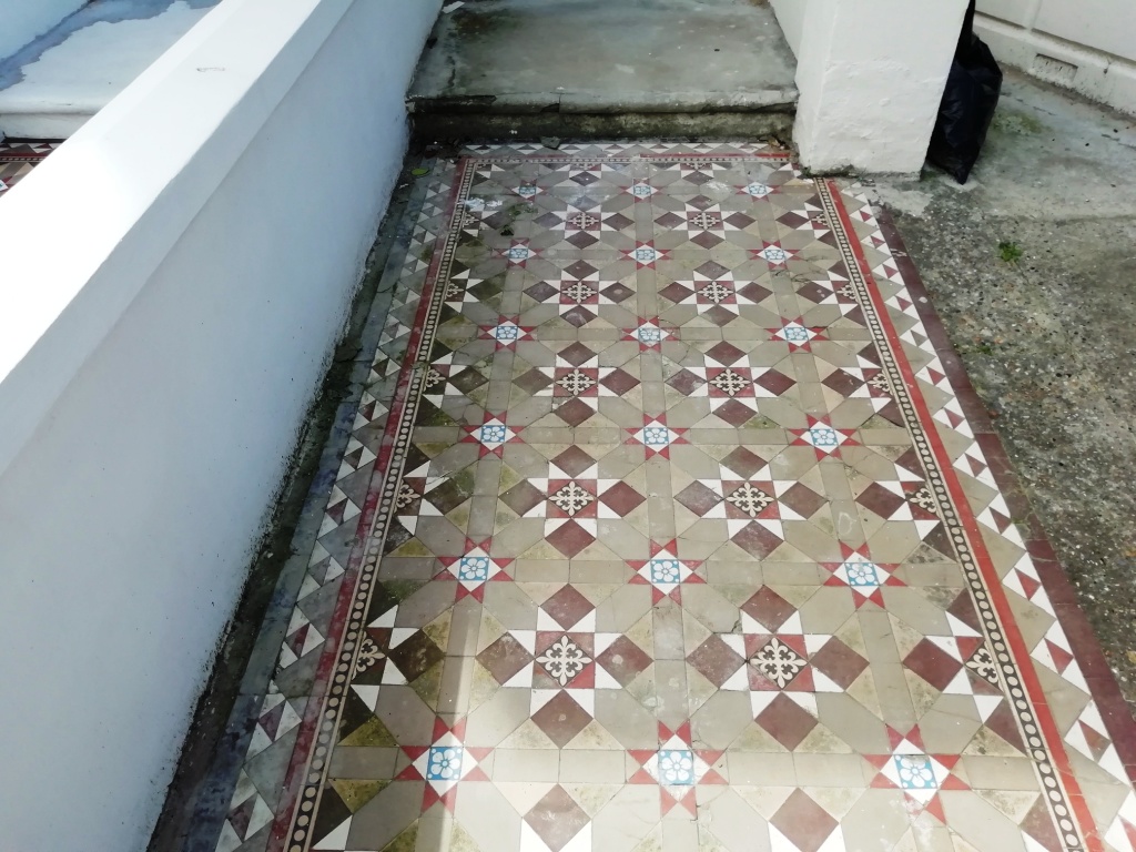 Victorian Path Before Renovation Cliftonville Margate